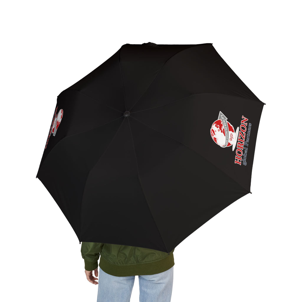 Compact Foldable Umbrella — Helmet Globe Design, Semi-Automatic Travel Rain Umbrella